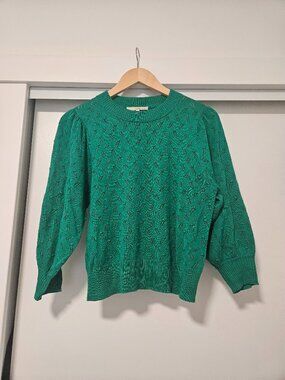Monk & Lou Green Knit sweater - Medium